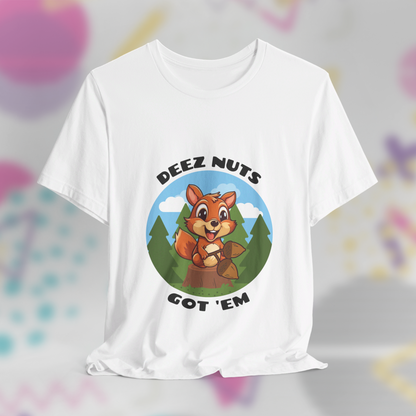 Cute Squirrel Deez Nuts Tee