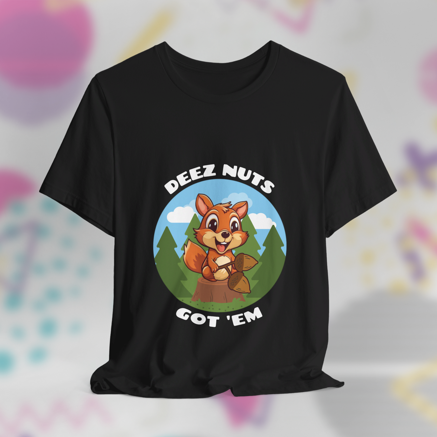 Cute Squirrel Deez Nuts Tee